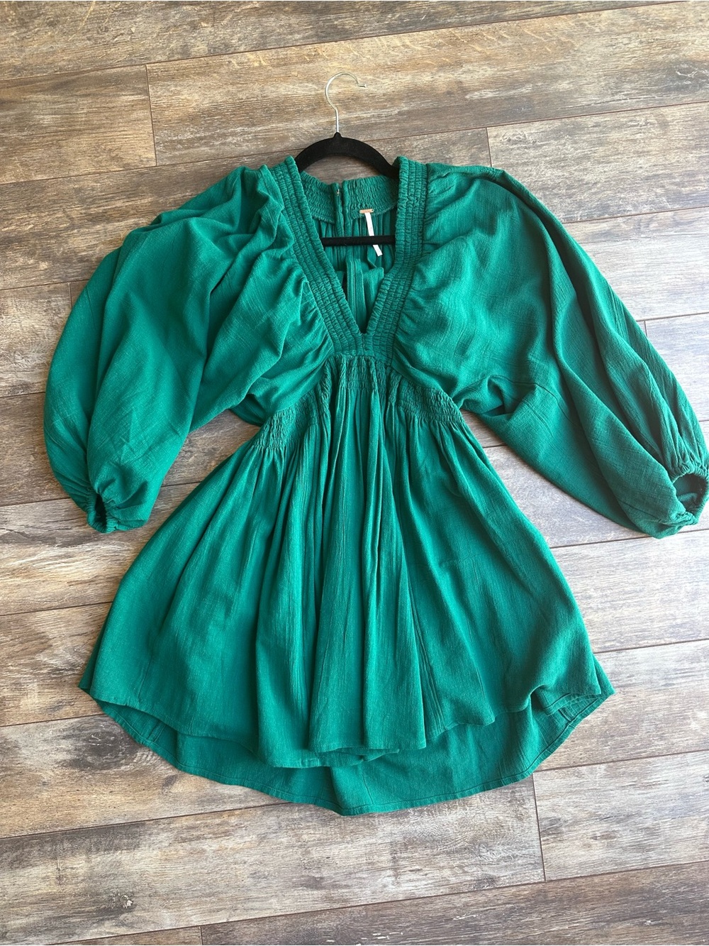 Free People Green Mini Dress